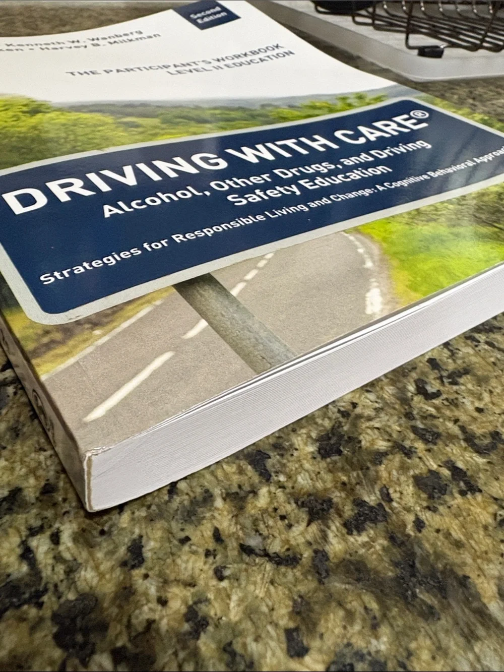Sage Driving With Care® Participant Workbook - Blue and White Cover